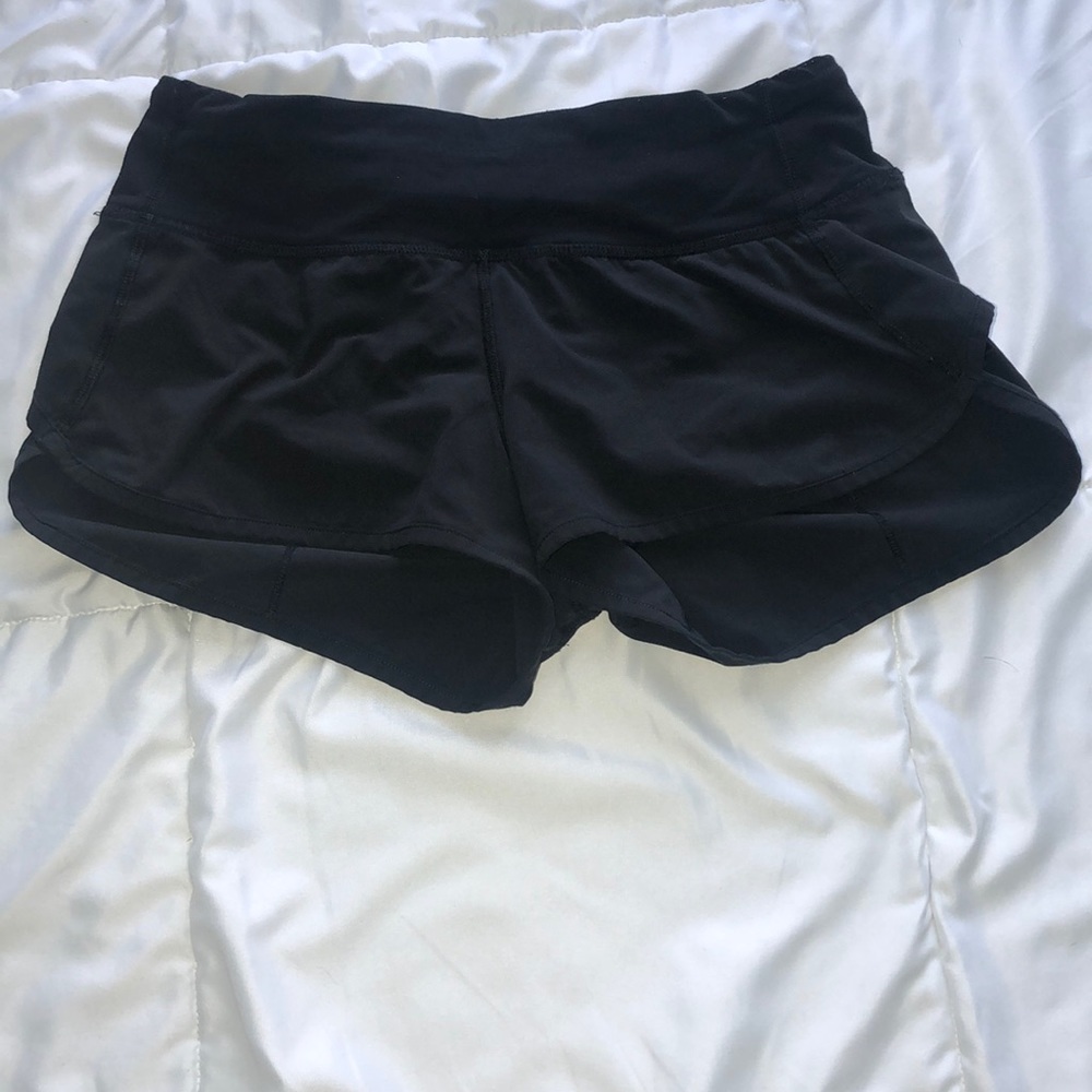 Lululemon Black Speed Up Shorts